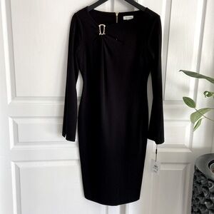 🆕 Calvin Klein Black Sheath Dress
